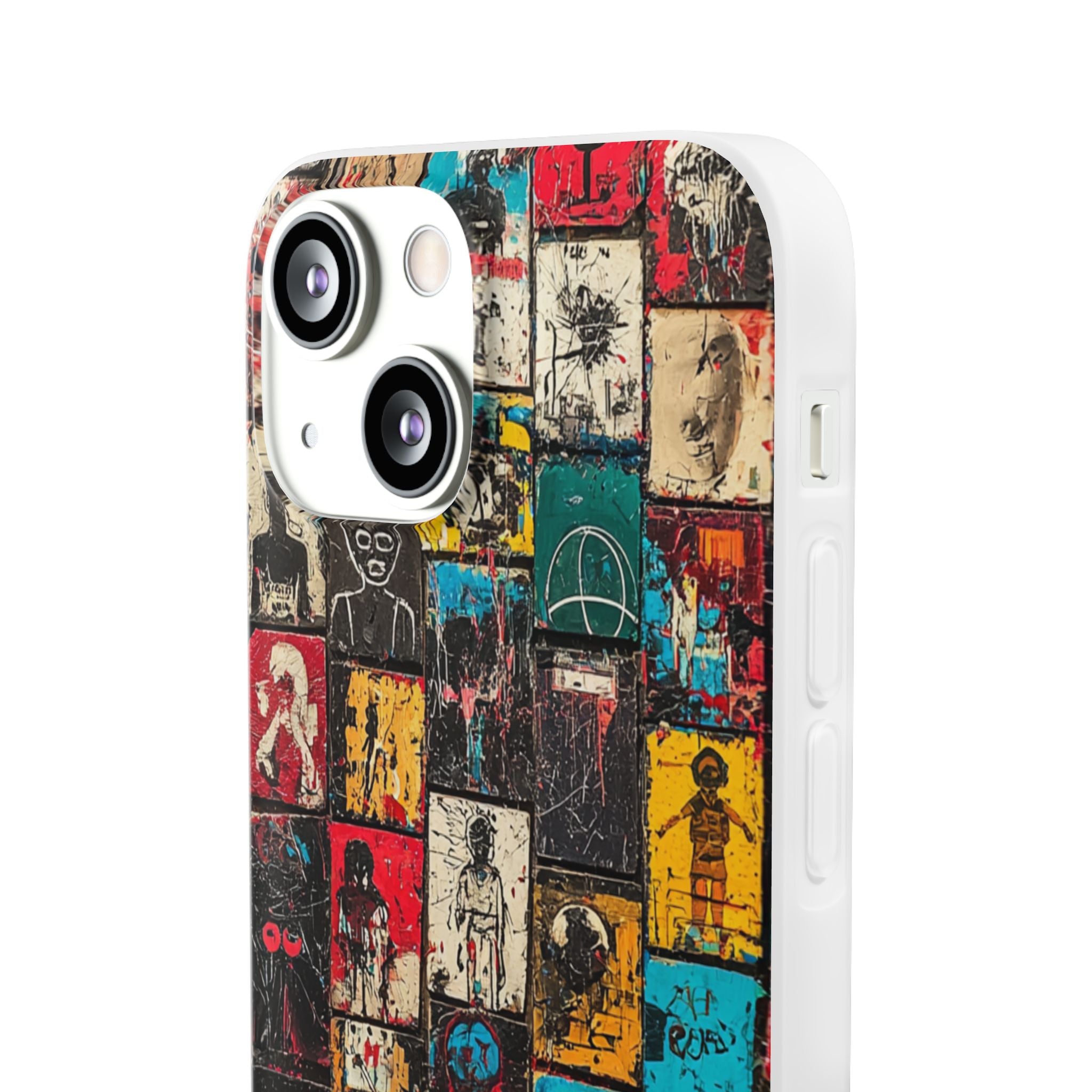 Figured Grid iPhone 13 mini Case - Soft