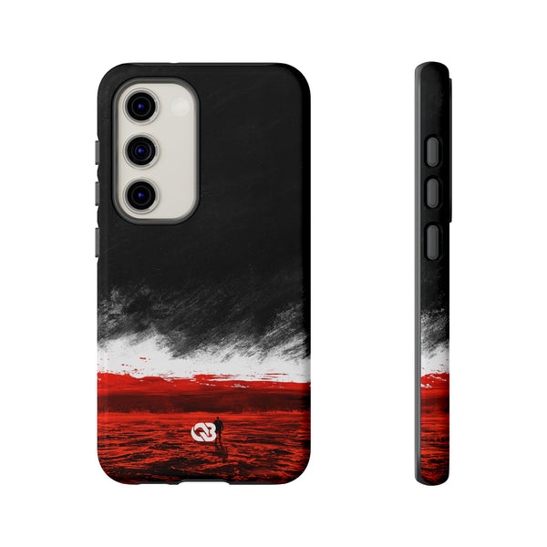 Crimson Void · Tough Phone Case for Samsung · Black