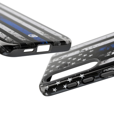 Gritty Cobalt Flag · Tough Handyhülle für Samsung