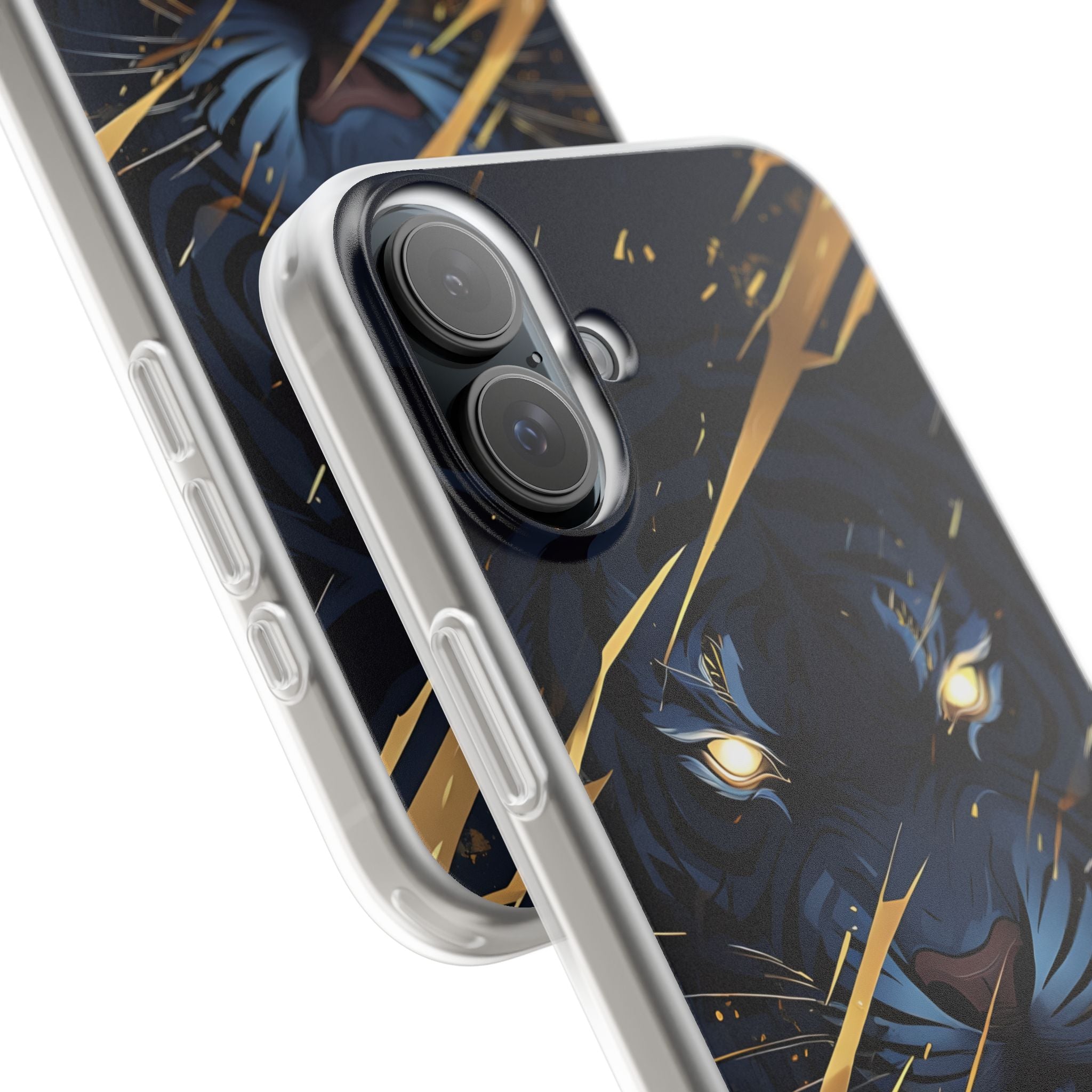 Obsidian Gold Predator · Soft Coque de téléphone pour iPhone