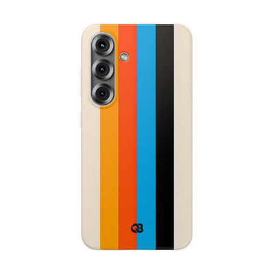 Retro Racing Stripes · Soft Handyhülle für Samsung