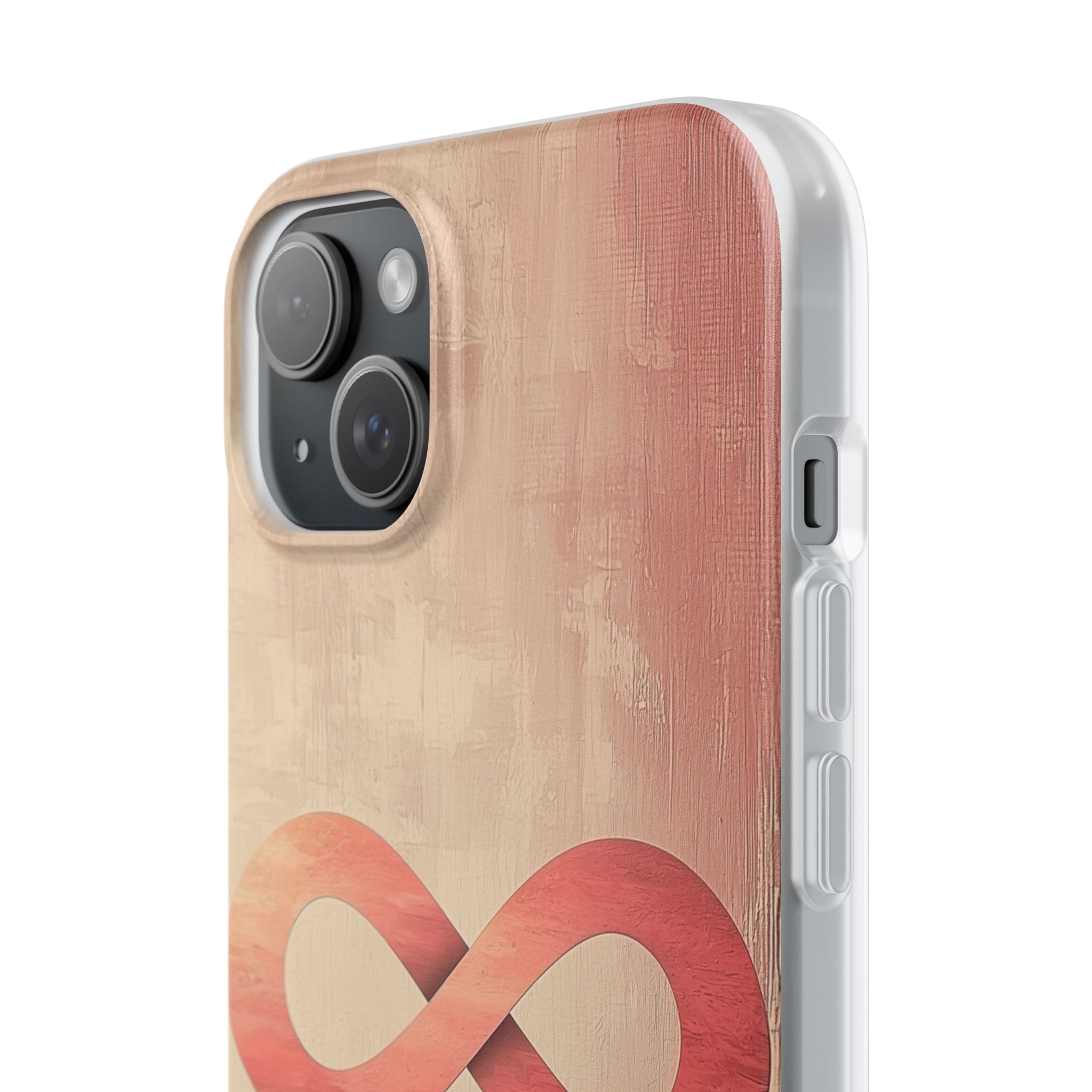 Terracotta Infinity Stroke · Soft Handyhülle für iPhone