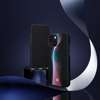 Neon Pixel Flow · Tough Phone Case for iPhone · Black