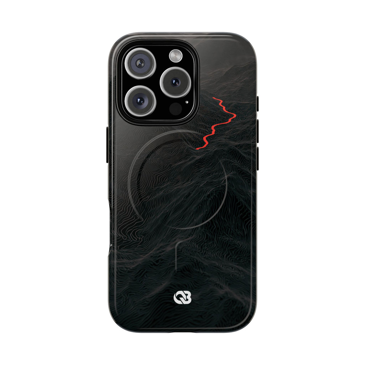 Crimson Ridge Pass · Tough 2.0 Magnetic Phone Case for iPhone · Black