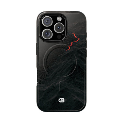 Crimson Ridge Pass · Tough 2.0 Magnetic Phone Case for iPhone · Black