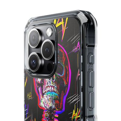 Neon Glitch Skeleton · Impact Custodia per iPhone · Magsafe