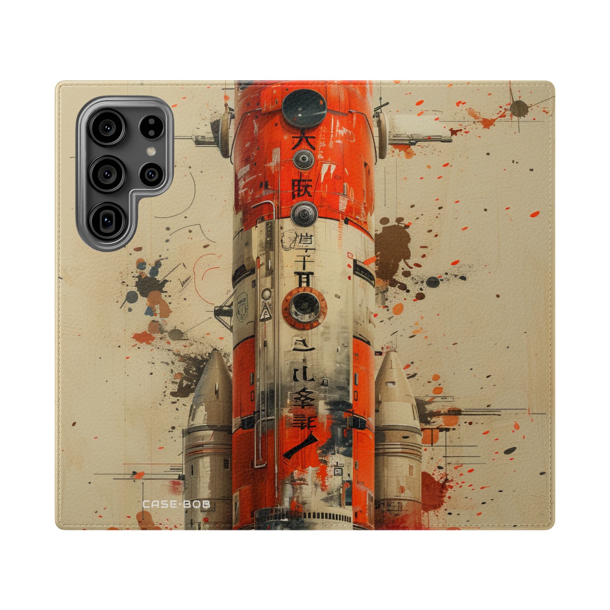 Crimson Rocket - Samsung S23 Ultra Case - Portemonnee