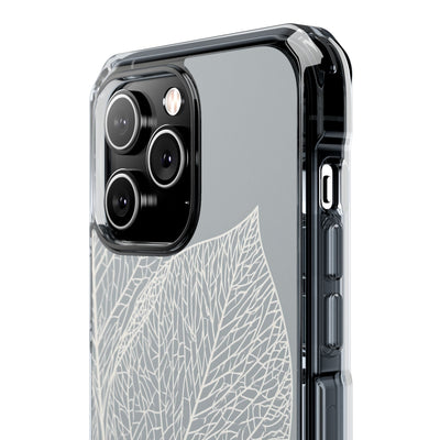 Grey Impact MagSafe Phone Case for iPhone - Frosted Ash Veins