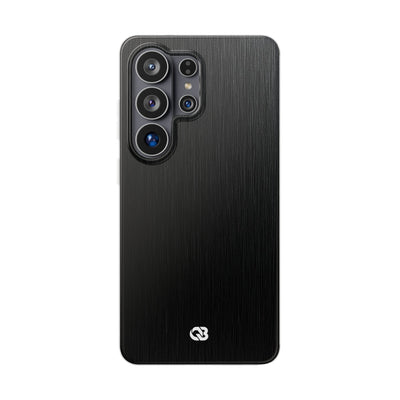 Black Lite Phone Case for Samsung - Brushed Obsidian Slate