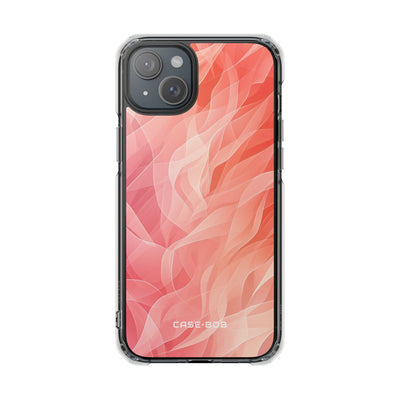 Pfirsichwellen-Drift iPhone 15 Plus Case - Impact