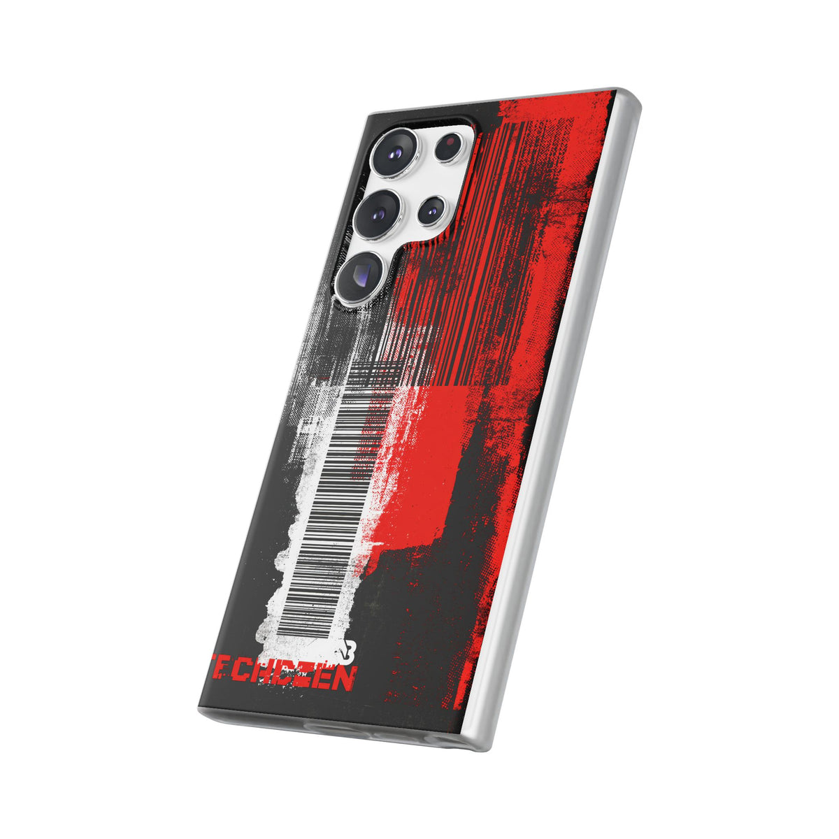 Distorted Barcode · Lite Phone Case for Samsung · Black