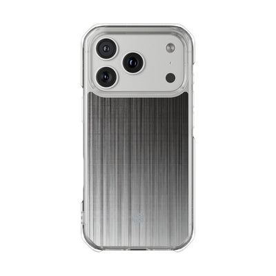 Grey Impact MagSafe Phone Case for iPhone - Static Vertical Dither