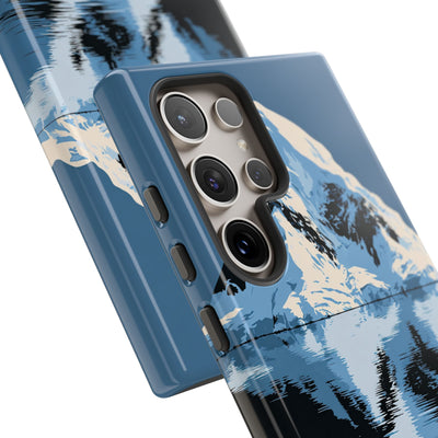 Blue Tough Phone Case for Samsung - Arctic Summit Mirror
