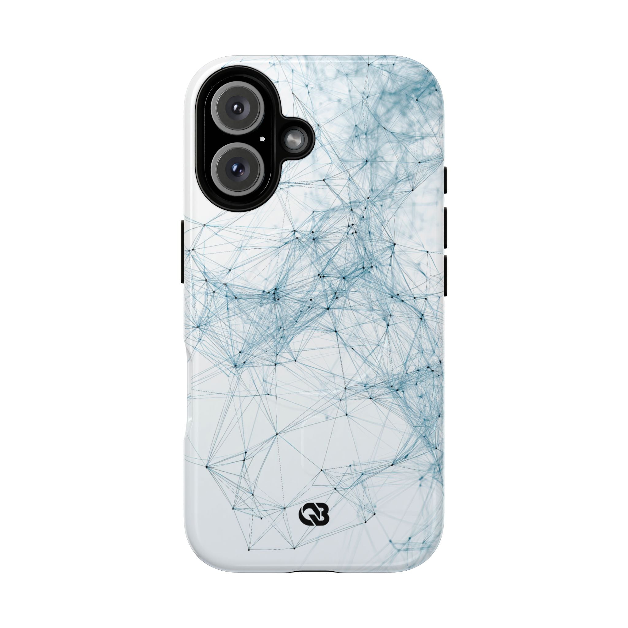 Blue Tough 2.0 Magsafe Phone Case for iPhone - Glacial Neural Web