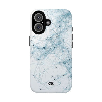 Blue Tough 2.0 Magsafe Phone Case for iPhone - Glacial Neural Web