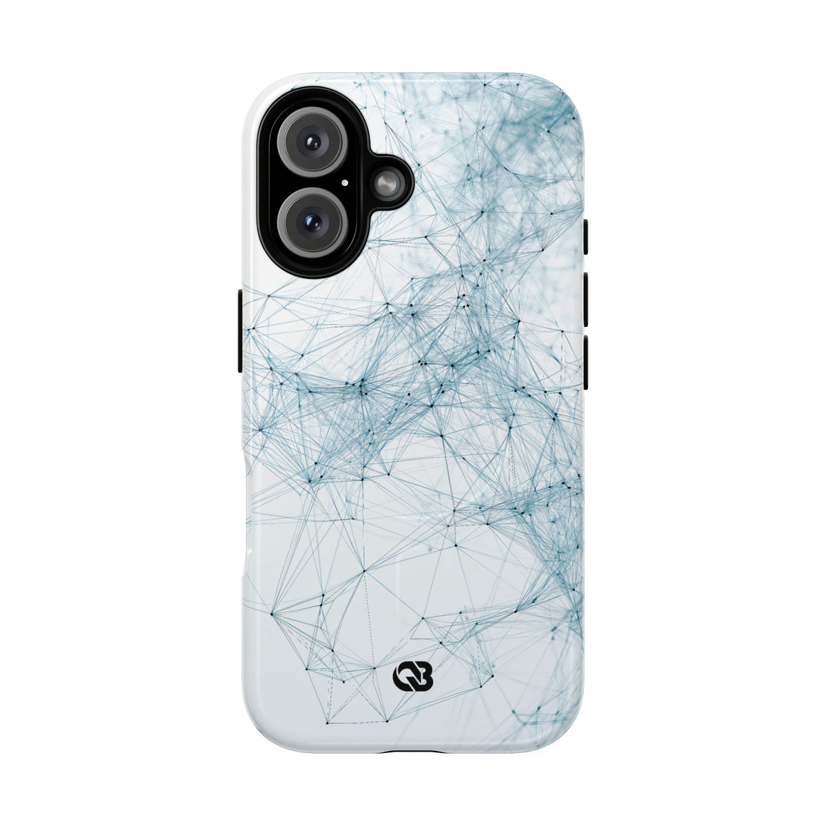Neural Lattice · Tough 2.0 Magnetic Phone Case for iPhone · White