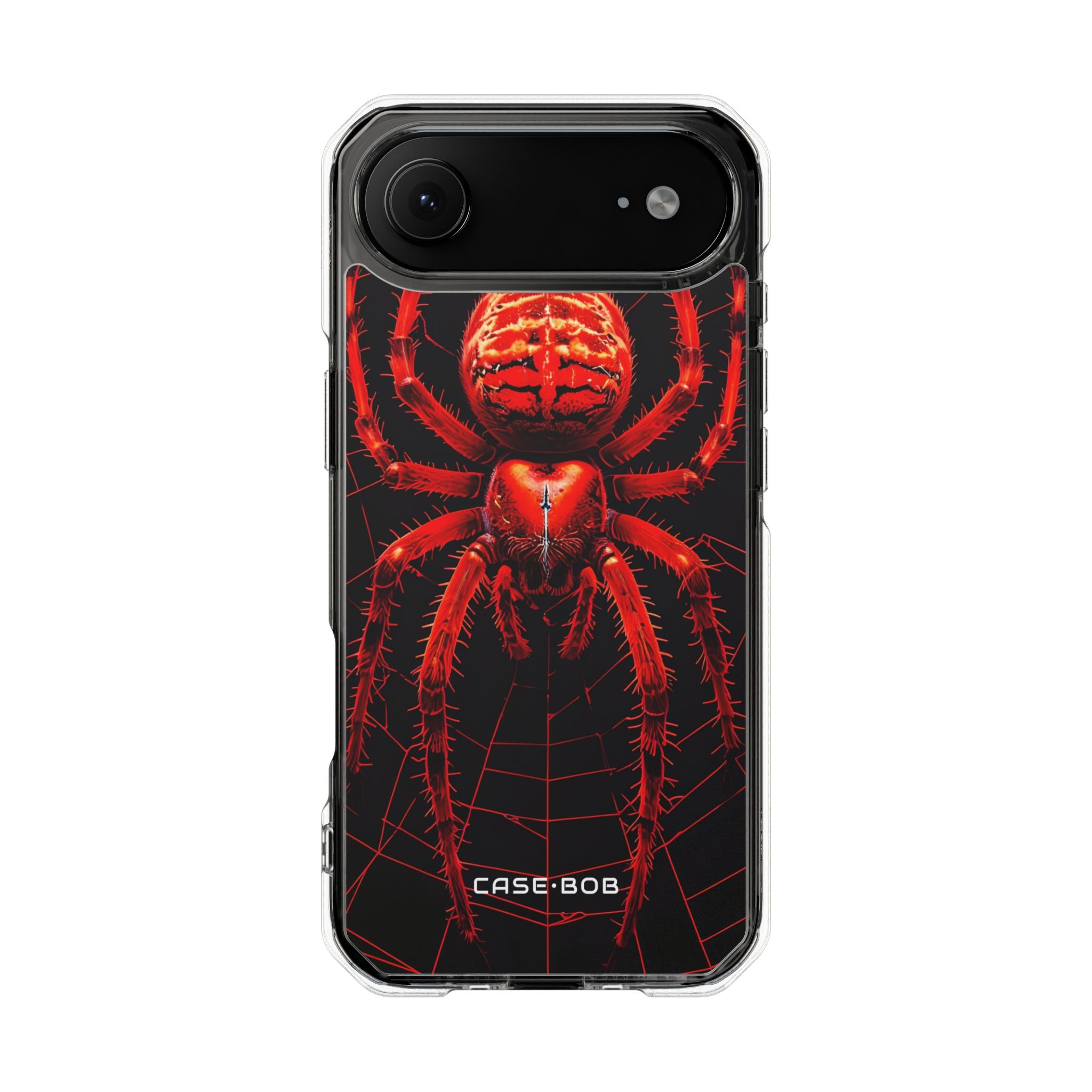 Crimson Spiderweb iPhone 17 Air Case - Impact