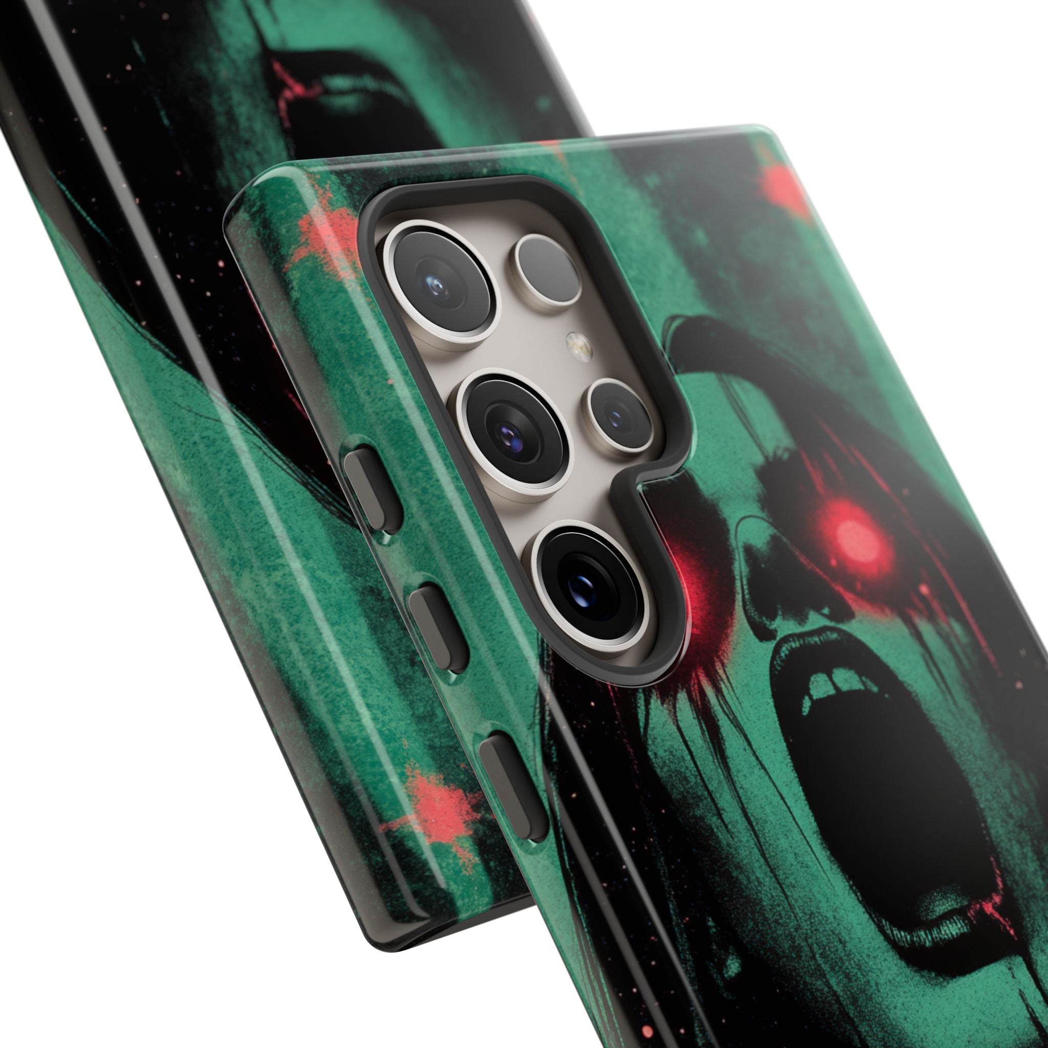 Crimson Emerald Scream · Tough Phone Case for Samsung
