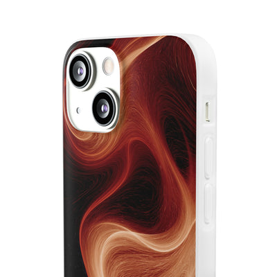 Solar Ember Flow · Lite Phone Case for iPhone ·  Orange