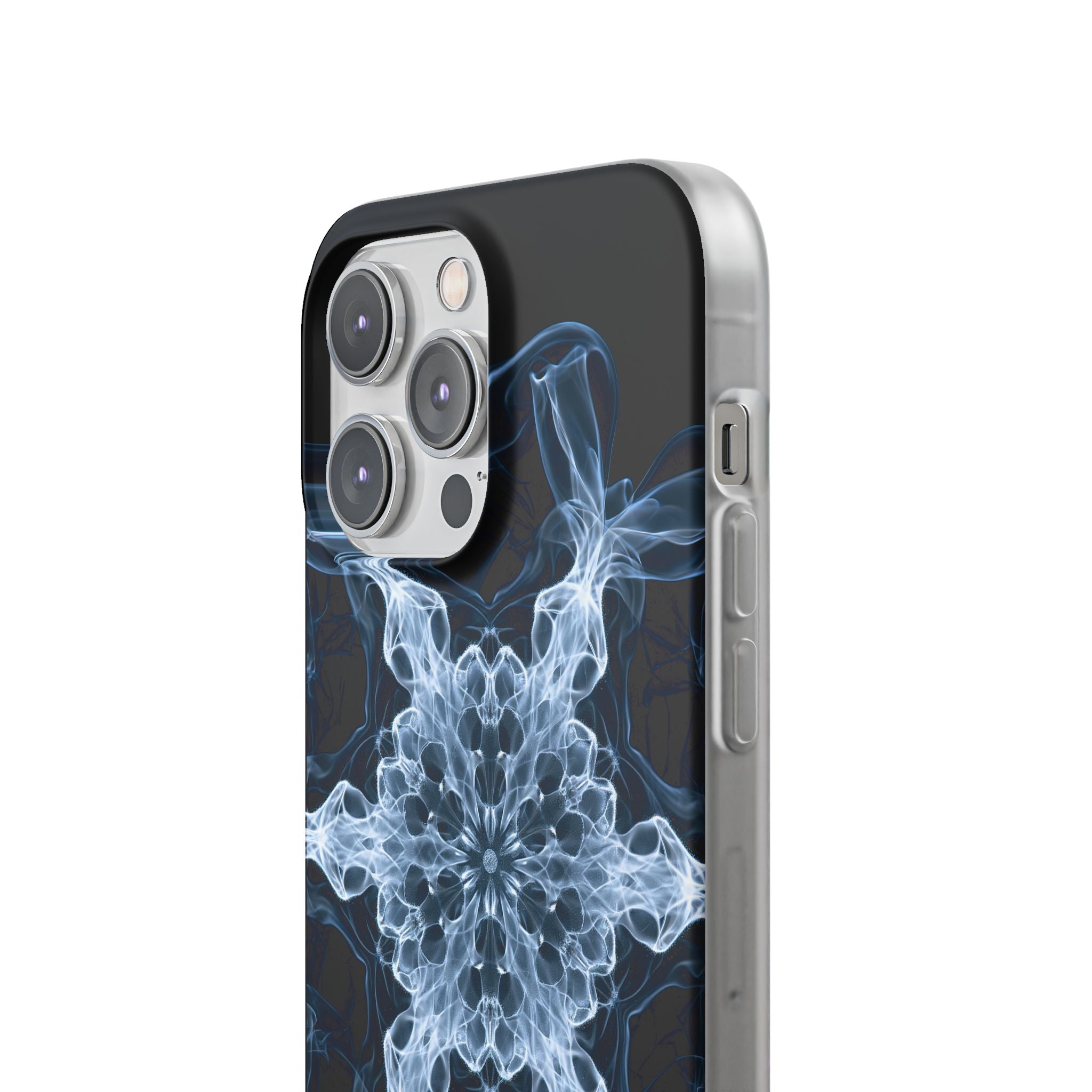 Blue Lite Phone Case for iPhone - Glacial Smoke Crown