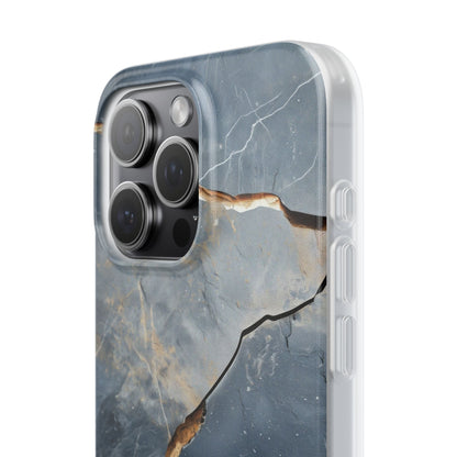 Jagged Vein Navy iPhone 15 Pro Max Case - Soft