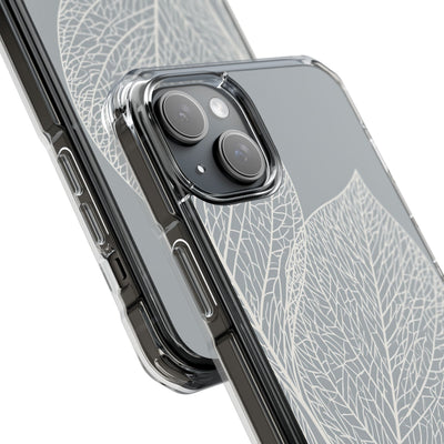 Grey Impact MagSafe Phone Case for iPhone - Frosted Ash Veins