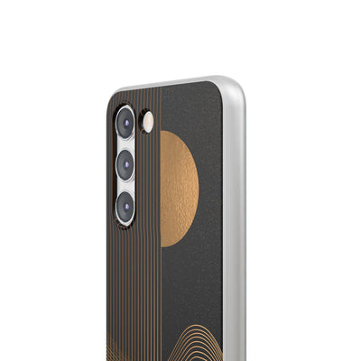 Lunar Topo Horizon · Lite Phone Case for Samsung · Black