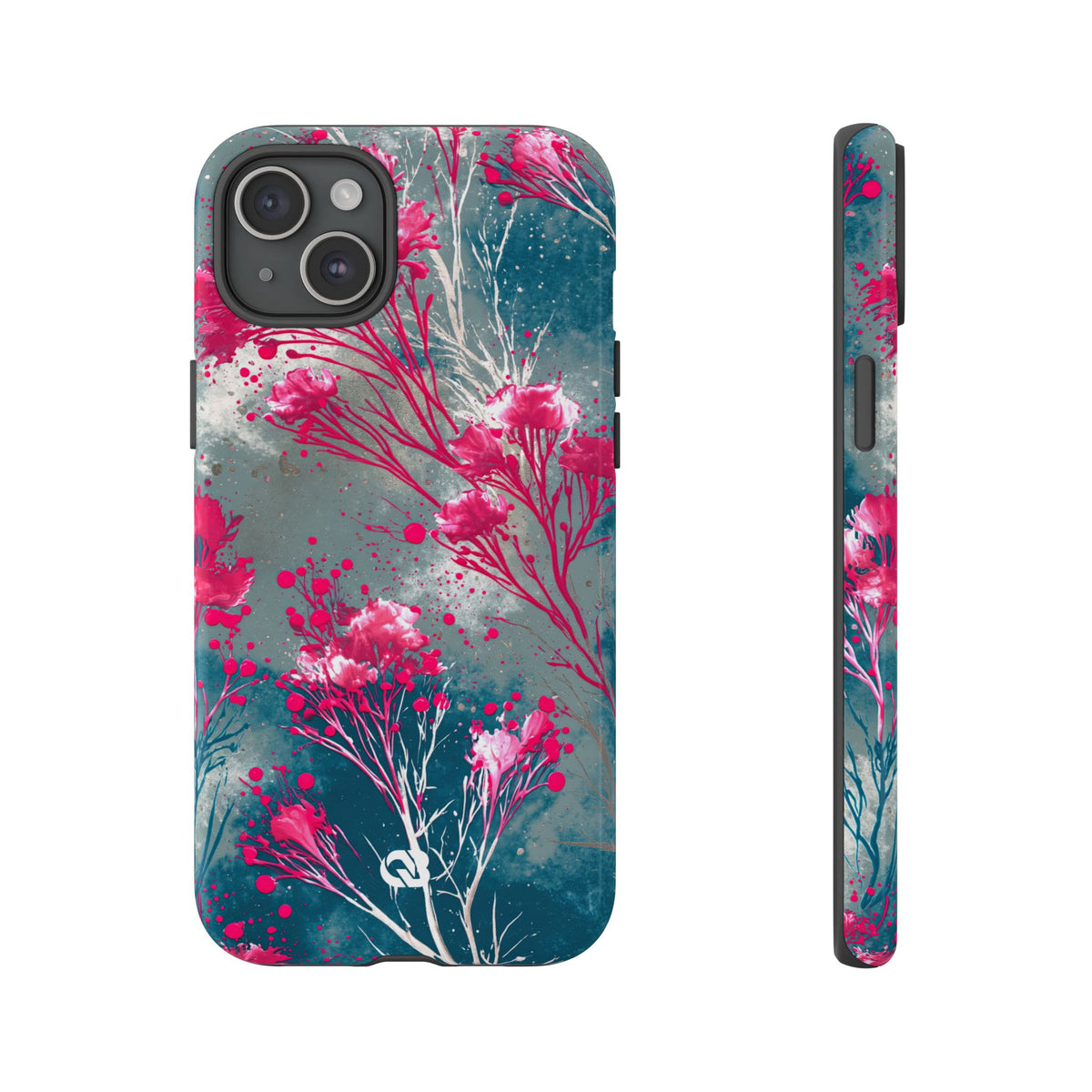 Cyber Blossom · Tough Phone Case for iPhone · Teal