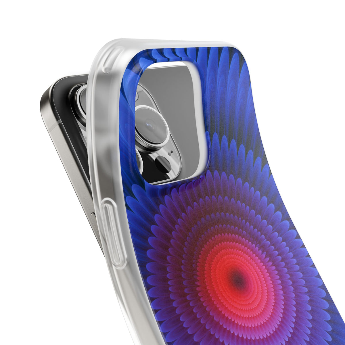 Radial Spectrum Bloom · Lite Phone Case for iPhone ·  Blue
