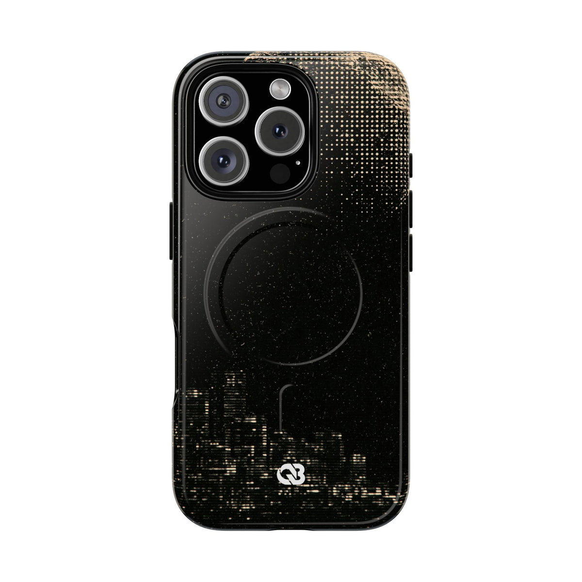 Lunar Metropolis Nocturne · Tough 2.0 Magnetic Phone Case for iPhone · Black