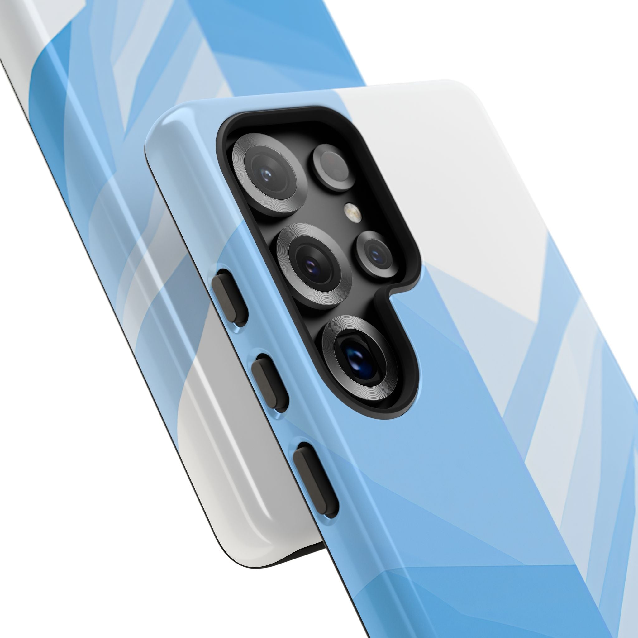 Blue Tough Phone Case for Samsung - Arctic Glacial Ridge
