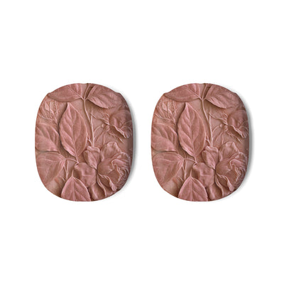 Blush Rose Relief · Hard Case for AirPods Max · Pink