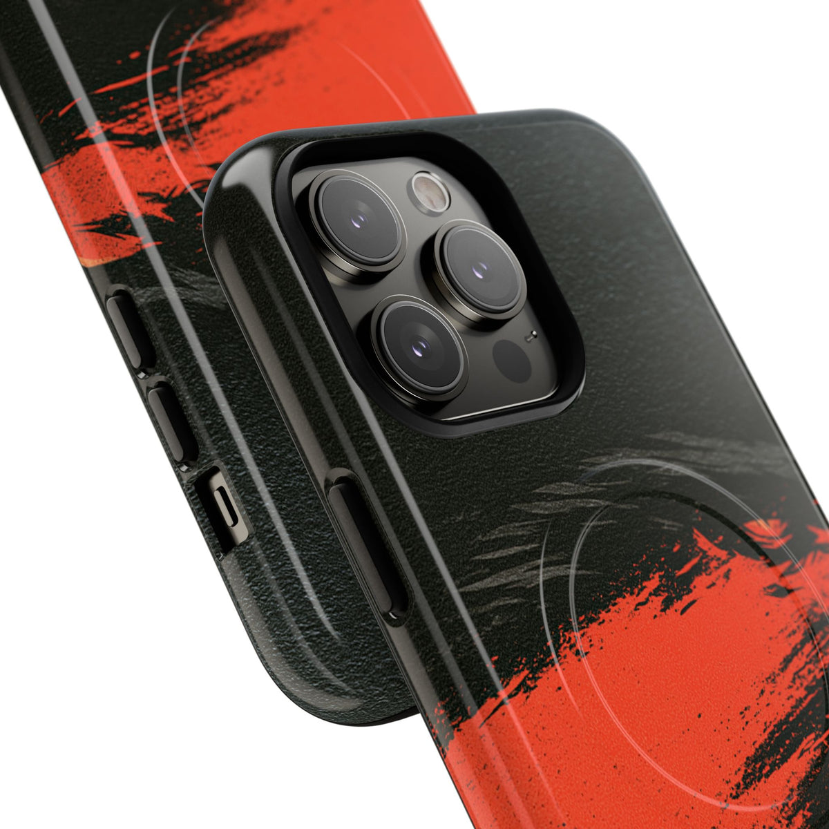 Crimson Raptor Noir · Tough 2.0 Magnetic Phone Case for iPhone · Black