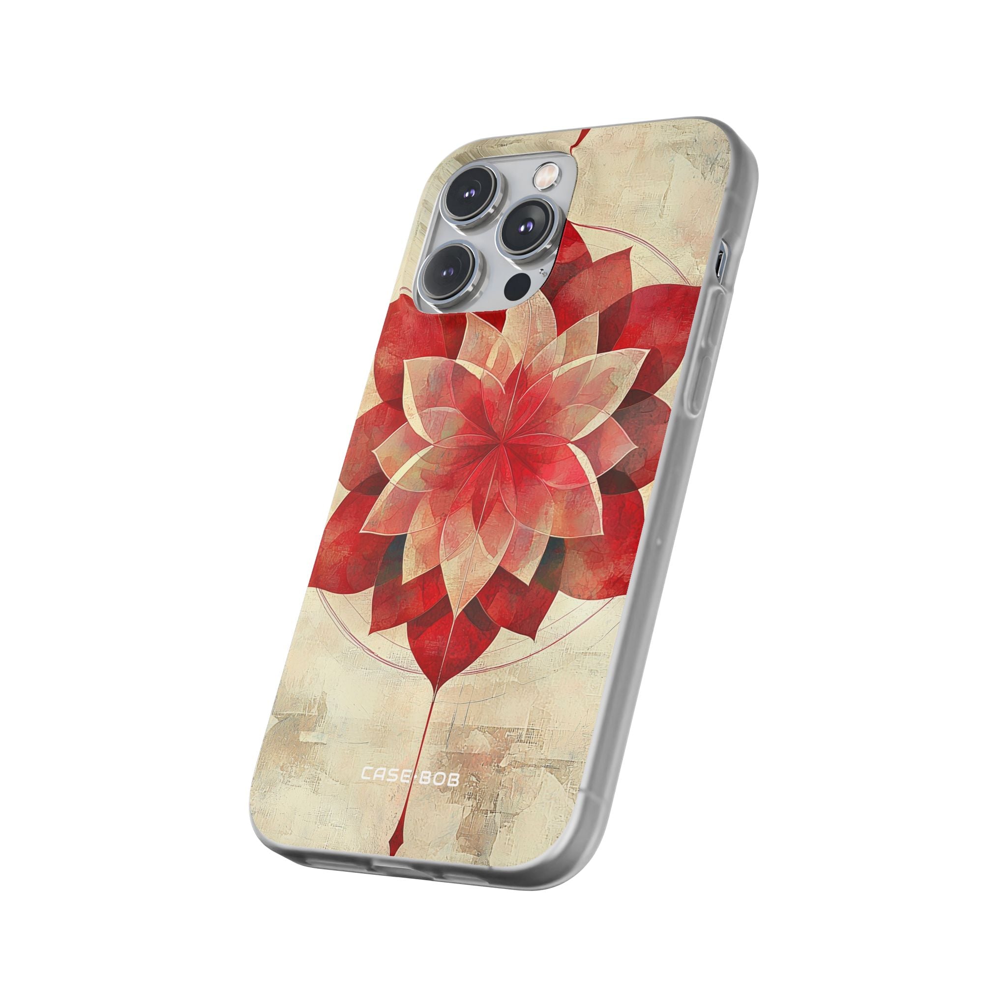 Crimson Bloom iPhone 14 Pro Max Case - Soft