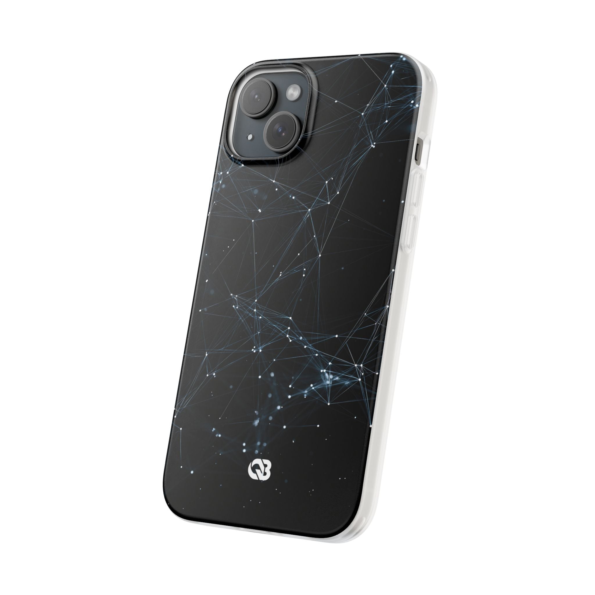 Black Lite Phone Case for iPhone - Arctic Neural Mesh
