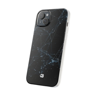 Black Lite Phone Case for iPhone - Arctic Neural Mesh