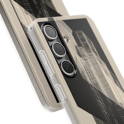 Beige Lite Phone Case for Samsung - Monolith Urban Grid