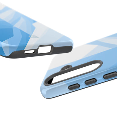 Blue Tough Phone Case for Samsung - Arctic Glacial Ridge