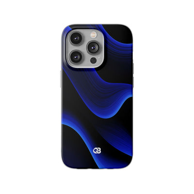 Blue Lite Phone Case for iPhone - Electric Cobalt Flow