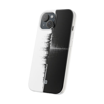 Black Lite Phone Case for iPhone - Static Signal Split