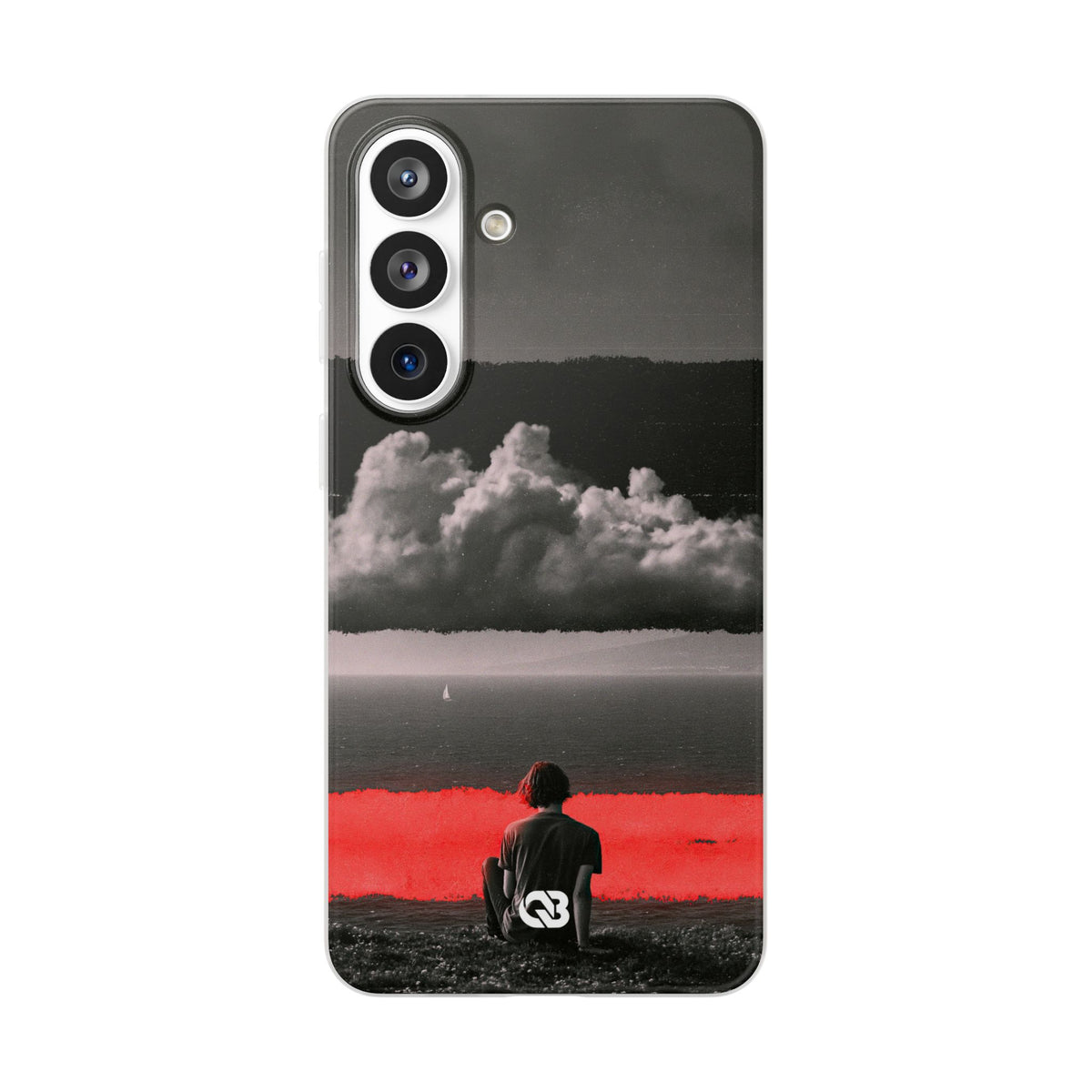 Crimson Horizon · Lite Phone Case for Samsung · Black