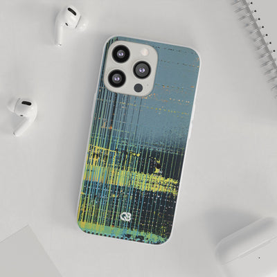 Acid Raster Circuit · Lite Phone Case for iPhone ·  Teal