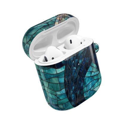 Sininen valashai mosaiikki - AirPods Case