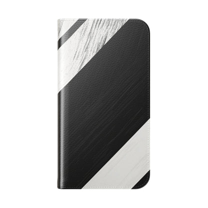 Striped Texture - iPhone 16 Pro Case - Wallet