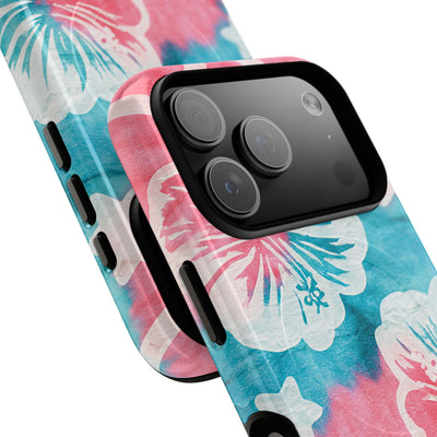 Tropical Hibiscus Bloom · Tough 2.0 Magnetic Phone Case for iPhone · Teal