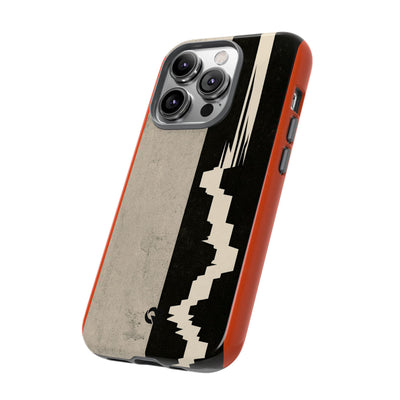 Orange Tough Phone Case for iPhone - Orange Monolith Rift