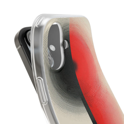 Red Lite Phone Case for iPhone - Split Signal Red