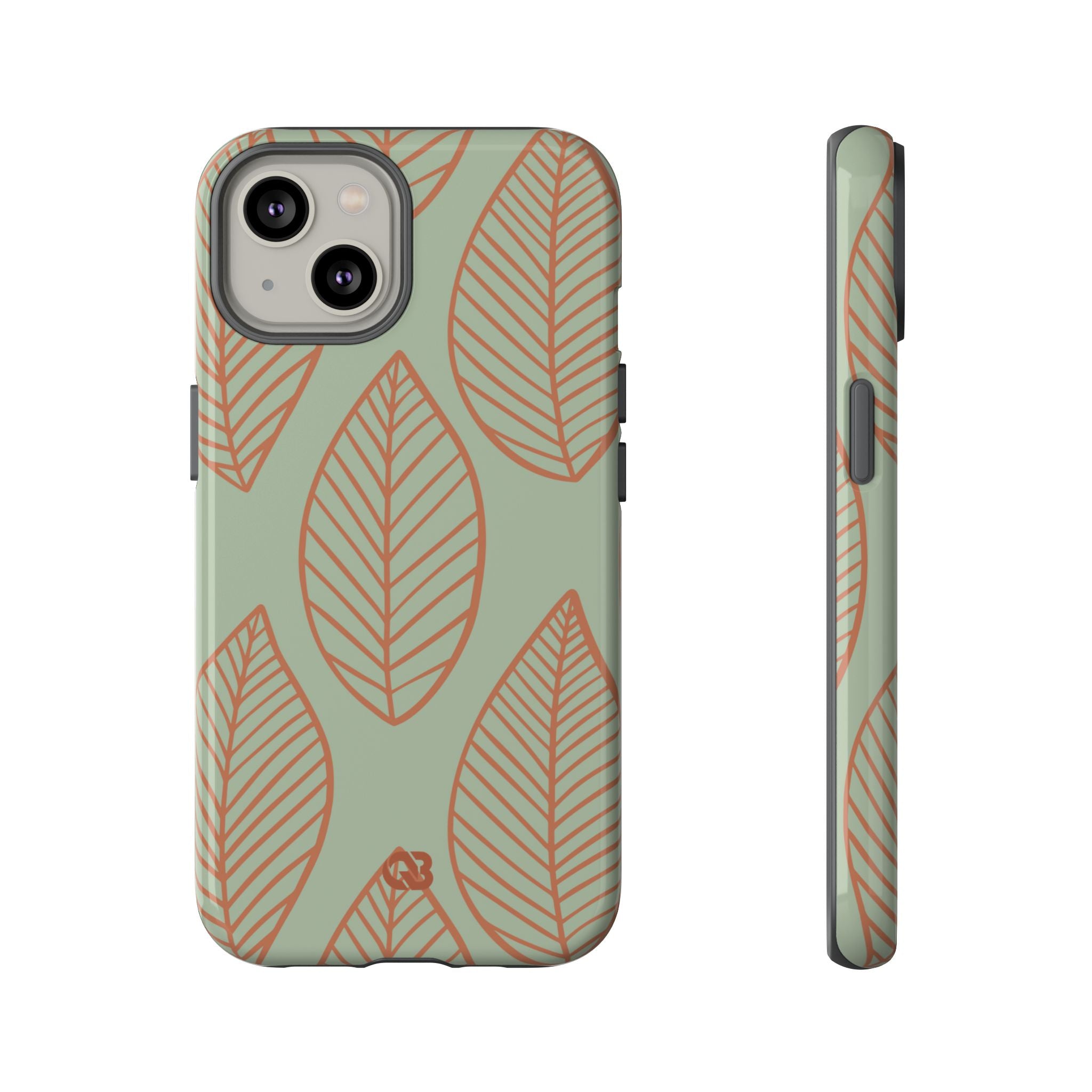 Sage Earth Leaves · Tough Phone Case for iPhone