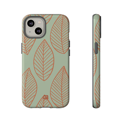 Sage Earth Leaves · Tough Phone Case for iPhone