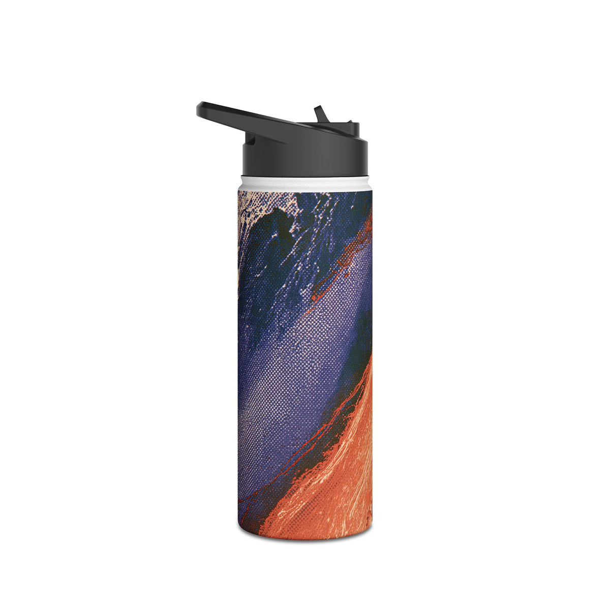 Solar Aura Drift · Insulated Water Bottle · Orange